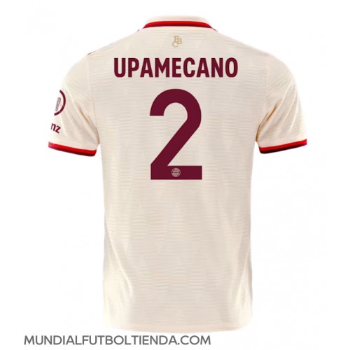 Camiseta Bayern Munich Dayot Upamecano #2 Tercera Equipación Replica 2024-25 mangas cortas